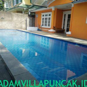 sewa villa di puncak ada kolam renang