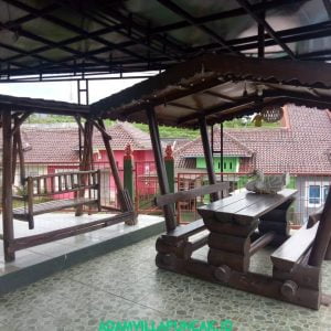 Villa Hijau Puncak 5 Kamar Fasilitas Kolam Renang, Karaoke & Billiard