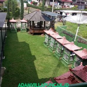 Villa Hijau Puncak 5 Kamar Fasilitas Kolam Renang, Karaoke & Billiard