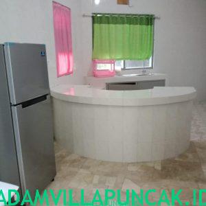 villa dn puncak 6 kamar kolam renang pribadi
