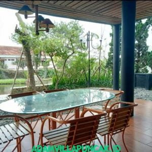 Villa Puncak 4 Kamar Kolam Renang, Aula & Karaoke