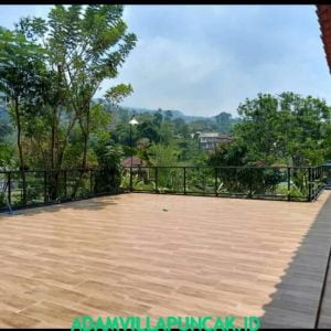 Villa Puncak 4 Kamar Kolam Renang, Aula & Karaoke