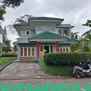 villa geulis puncak kolam renang pribadi