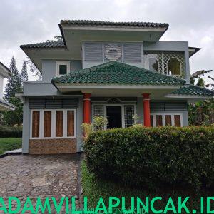 villa geulis puncak kolam renang pribadi