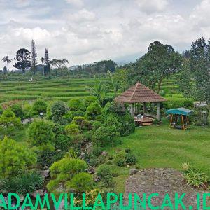 villa mewah di puncak