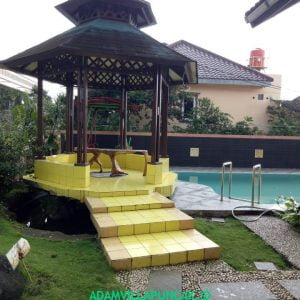 villa cipendawa puncak 6 kamar kolam renang pribadi