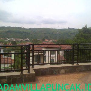 villa di kota bunga kolam renang pribadi
