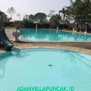 kolam renang villa puncak resort