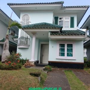 sewa villa puncak kolam renang murah