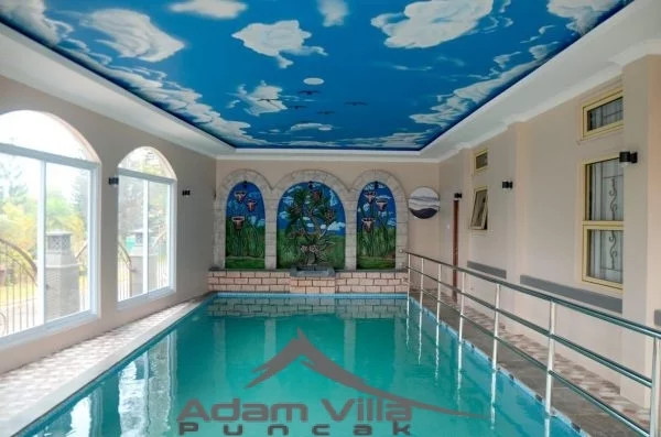 villa mewah di puncak dengan private pool