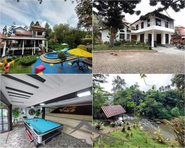 Villa MN1 Puncak 5 Kamar Private Pool, Billiard, Karaoke, Wifi