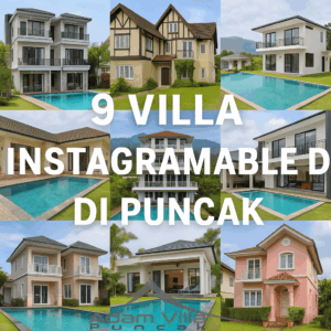 9 villa instagramable di puncak
