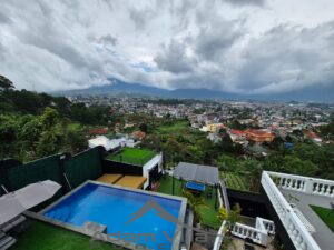 Villa MN12 Cipanas Puncak | Villa Private Pool View Gunung Gede